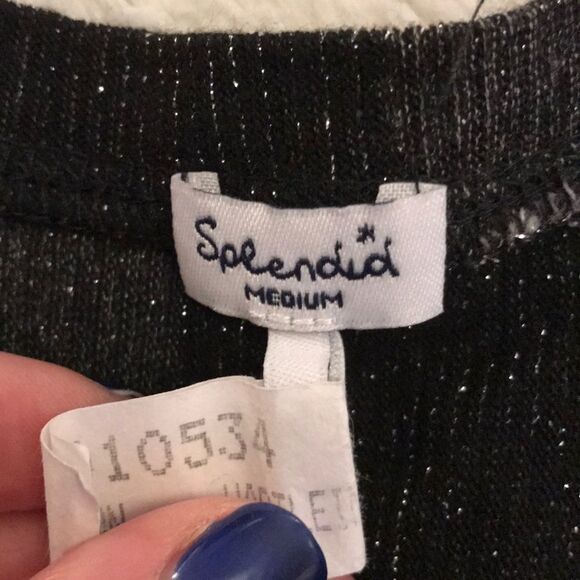 Cute long sleeved Splendid striped top - Picture 2 of 5